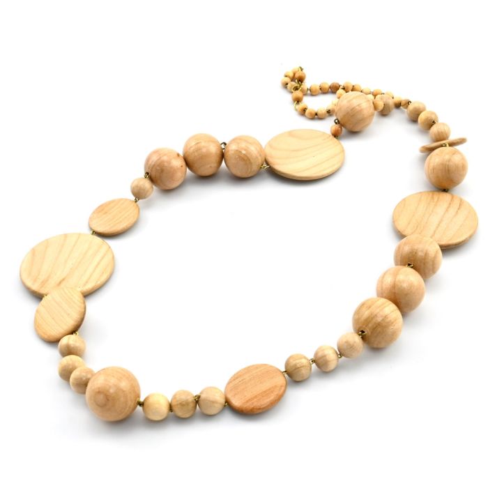 Wooden beads Aphrodite, 85cm