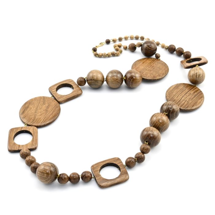 Beads made of Aphrodite wood-2, 80cm