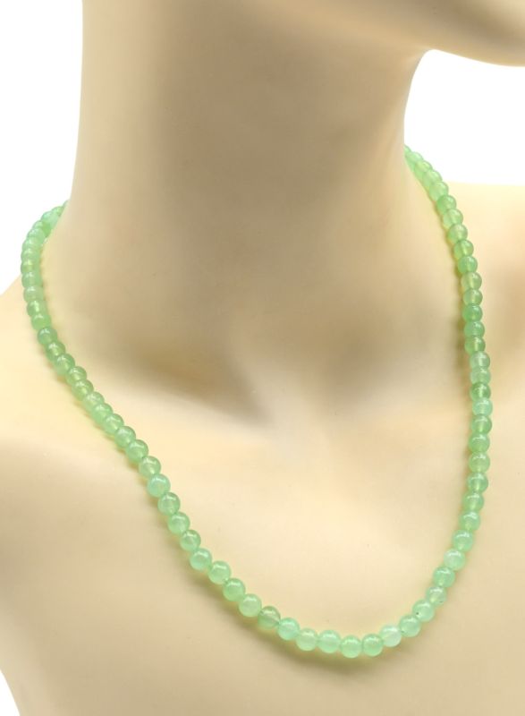 Chrysoprase beads ball 5.5-6mm, 49cm, 22g