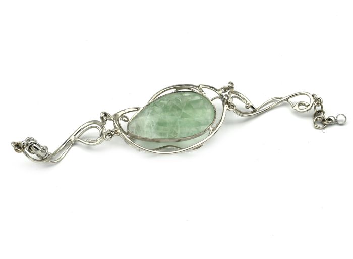 Fluorite bracelet, 17cm.