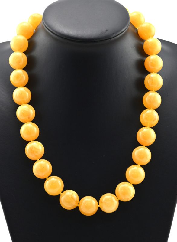 Amber beads 18mm honey bead, 56cm