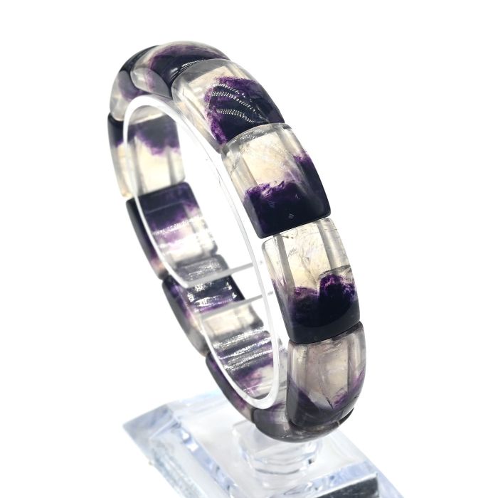 Fluorite wristband 13*19mm, 57g