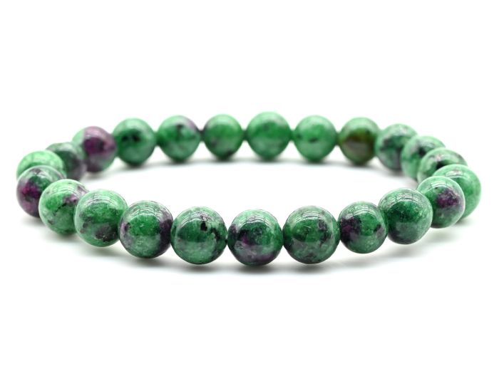 8mm Zoisite bead bracelet