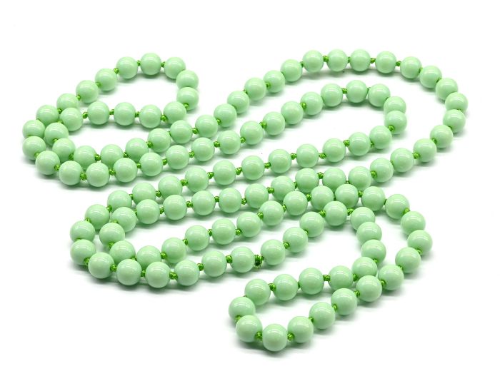 Beads 120cm 8mm ball color mint