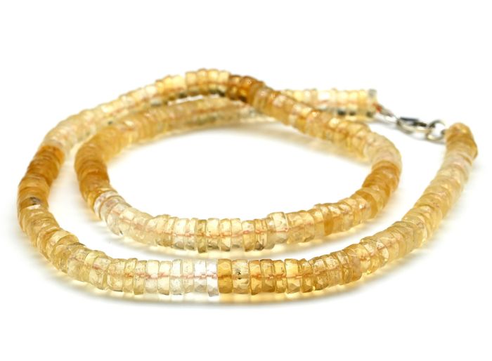 Citrine beads rondel cut 7*3mm, 47cm, 34.2g