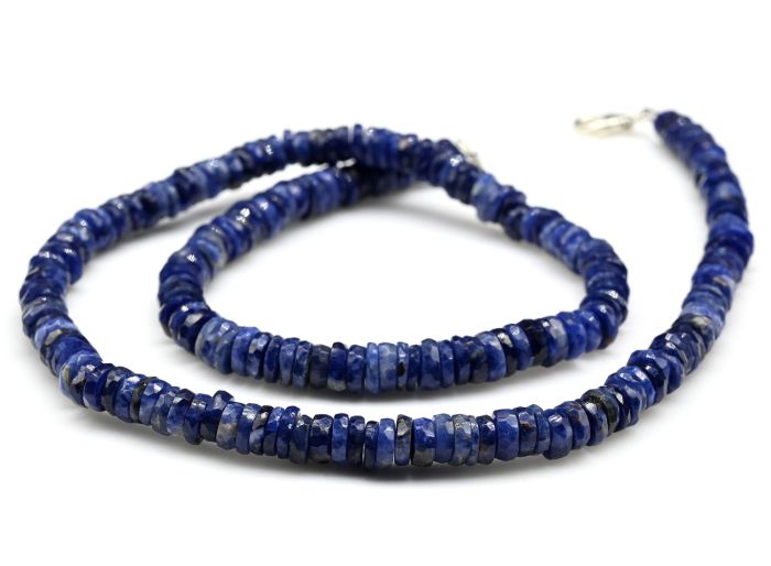 Sodalite beads rondel cut 6*2mm, 47cm, 26.9g