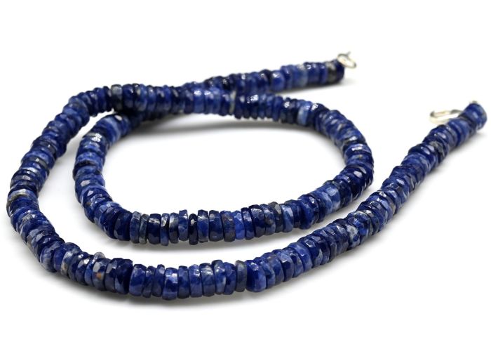 Sodalite beads rondel cut 6*2mm, 47cm, 29.3g