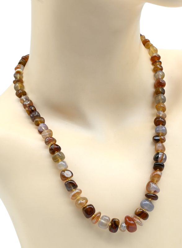 Carnelian beads galtovka, 51cm, 35g