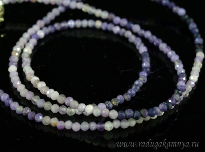 Beads made of Sugilite ball gr.2mm, 43cm, 3.7g