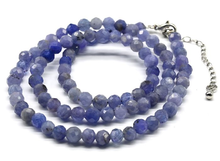 Beads made of Tanzanite ball gr.5mm, 44cm, 17g