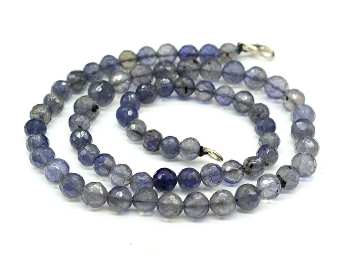 Beads made of Iolite ball gr.7-8mm, 47cm, 30g