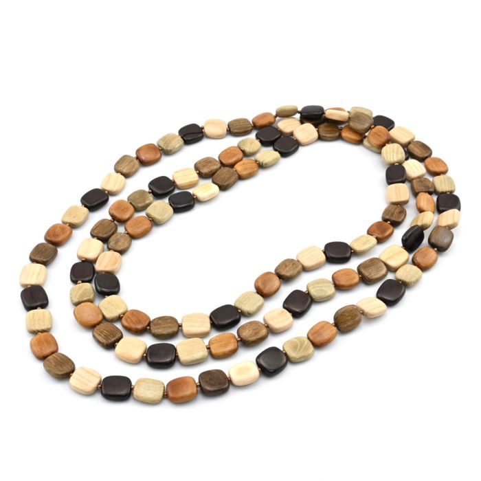 Wooden beads, 180cm