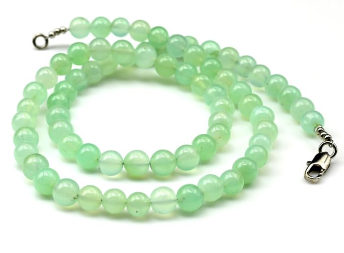 Chrysoprase Beads ball 7mm, 48cm, 29g